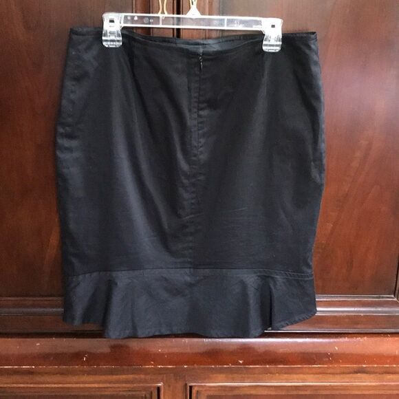 Phillip Adec black cotton twill skirt - Picture 3 of 3